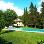 Pool and main house